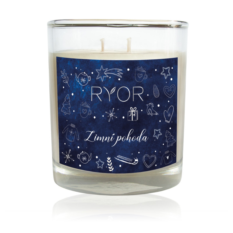 Svíčka velká - Zimní pohoda