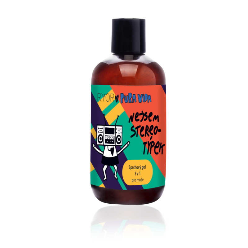 PuraVida Sprchový gel 3v1 pro muže STEREOTÝPEK