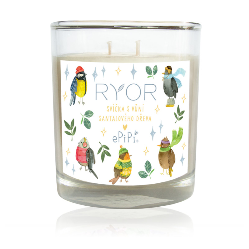 Epipí Svíčka s vůní santalového dřeva