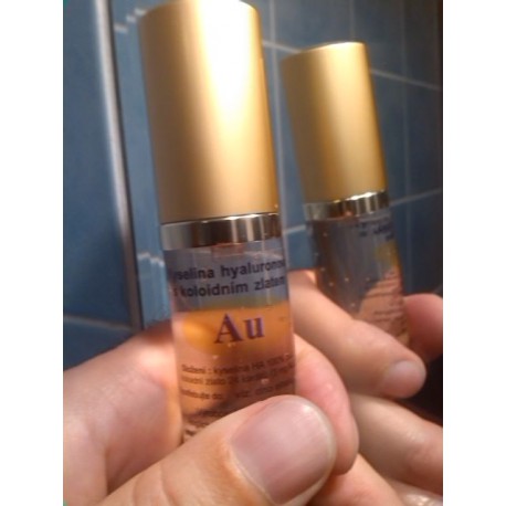 Kyselina hyaluronová s koloidním zlatem, sérum
