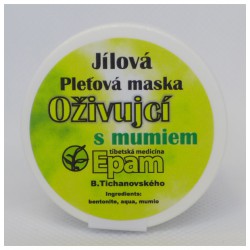 Oživující s mumiem - pleťová jílová maska Epam 20 g